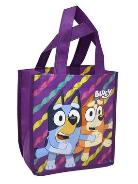 Bluey Small Eco Friendly Non-Woven Tote Bag with Shiny Printing